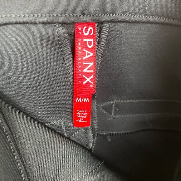 Spanx Black The Perfect Pant Ankle Backseam Skinny Sz.M NWOT - Picture 9 of 16